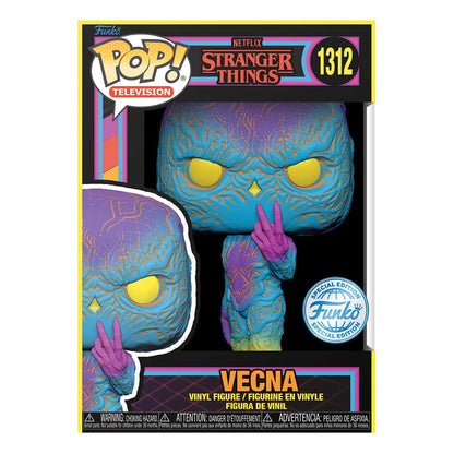 Stranger Things Pop! Tv Vinyl Figures Vecna (Black Light) 9 Cm - M 1