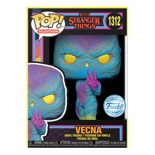 Stranger Things Pop! Tv Vinyl Figures Vecna (Black Light) 9 Cm - M 1
