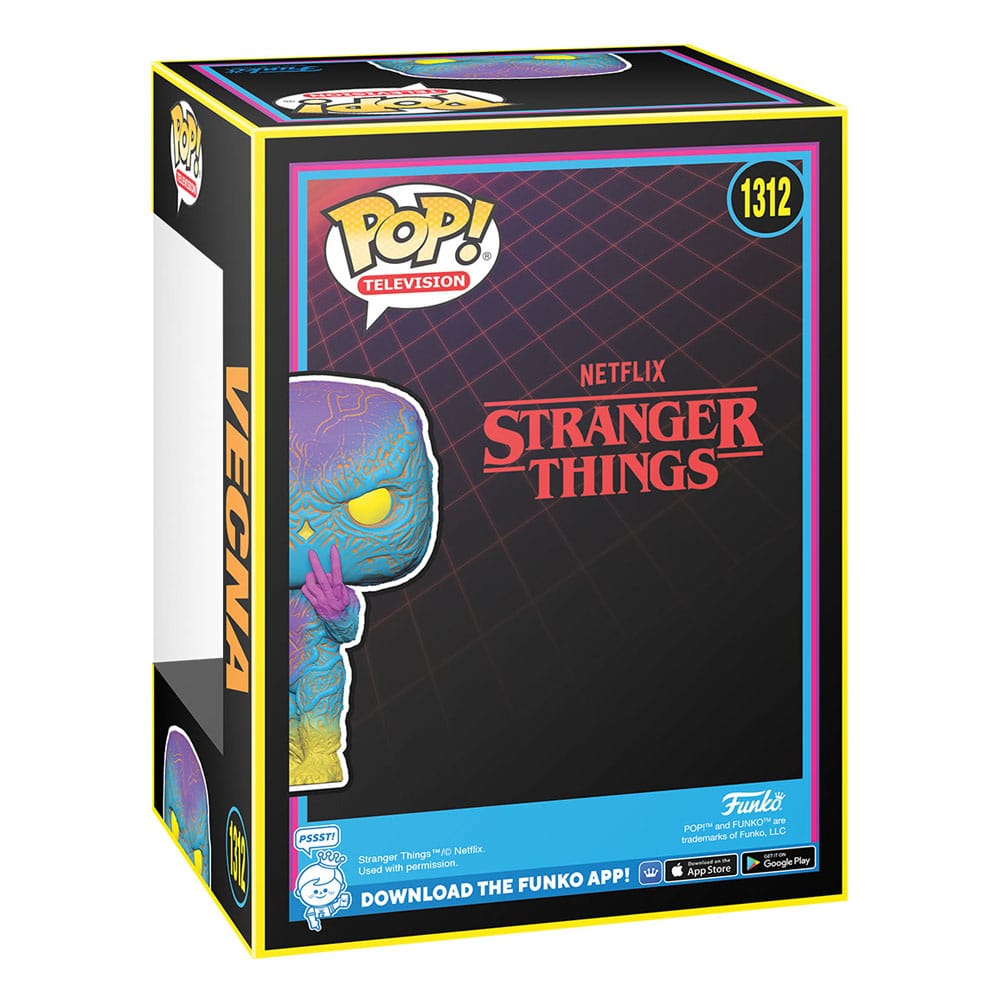 Stranger Things Pop! Tv Vinyl Figures Vecna (Black Light) 9 Cm - M 3