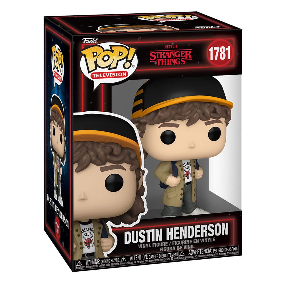 Stranger Things POP! Television Vinyl Figures Dustin Henderson 9 cm - M 1