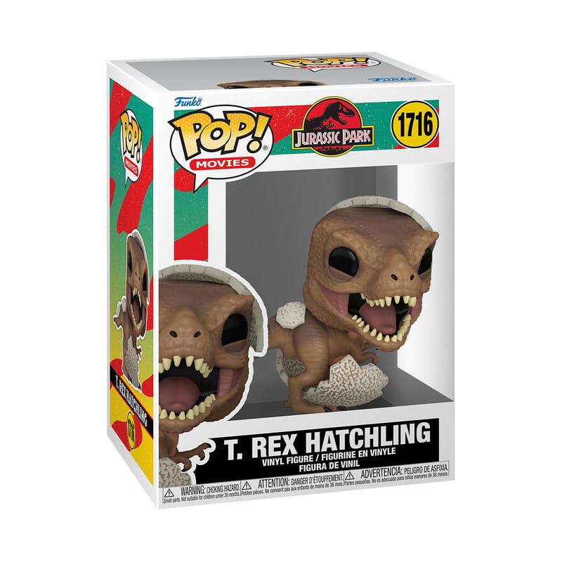 Jurassic Park Hatchling Pop! Movies Vinyl Figure Tyrannosaurus Rex 9 Cm - M 1