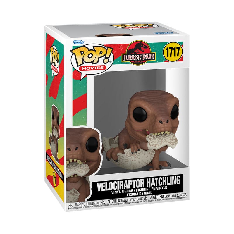 Jurassic Park Hatchling POP! Movies Vinyl Figure Velociraptor 9 cm - M 80
