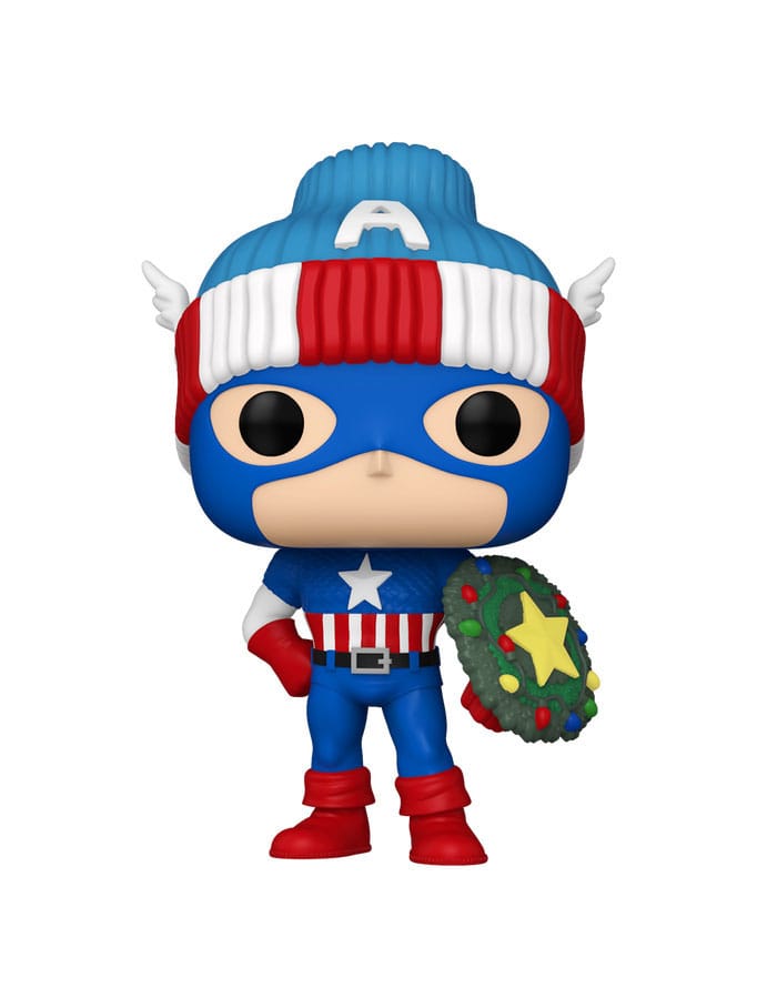 Marvel POP! Vinyl Figure Holiday Capt. America 9 cm - M 1