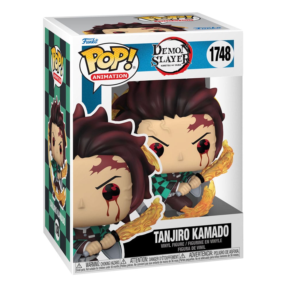 Demon Slayer: Kimetsu No Yaiba Pop! Animation Vinyl Figures Tanjiro (Sun Breathing) 9 Cm - M 1