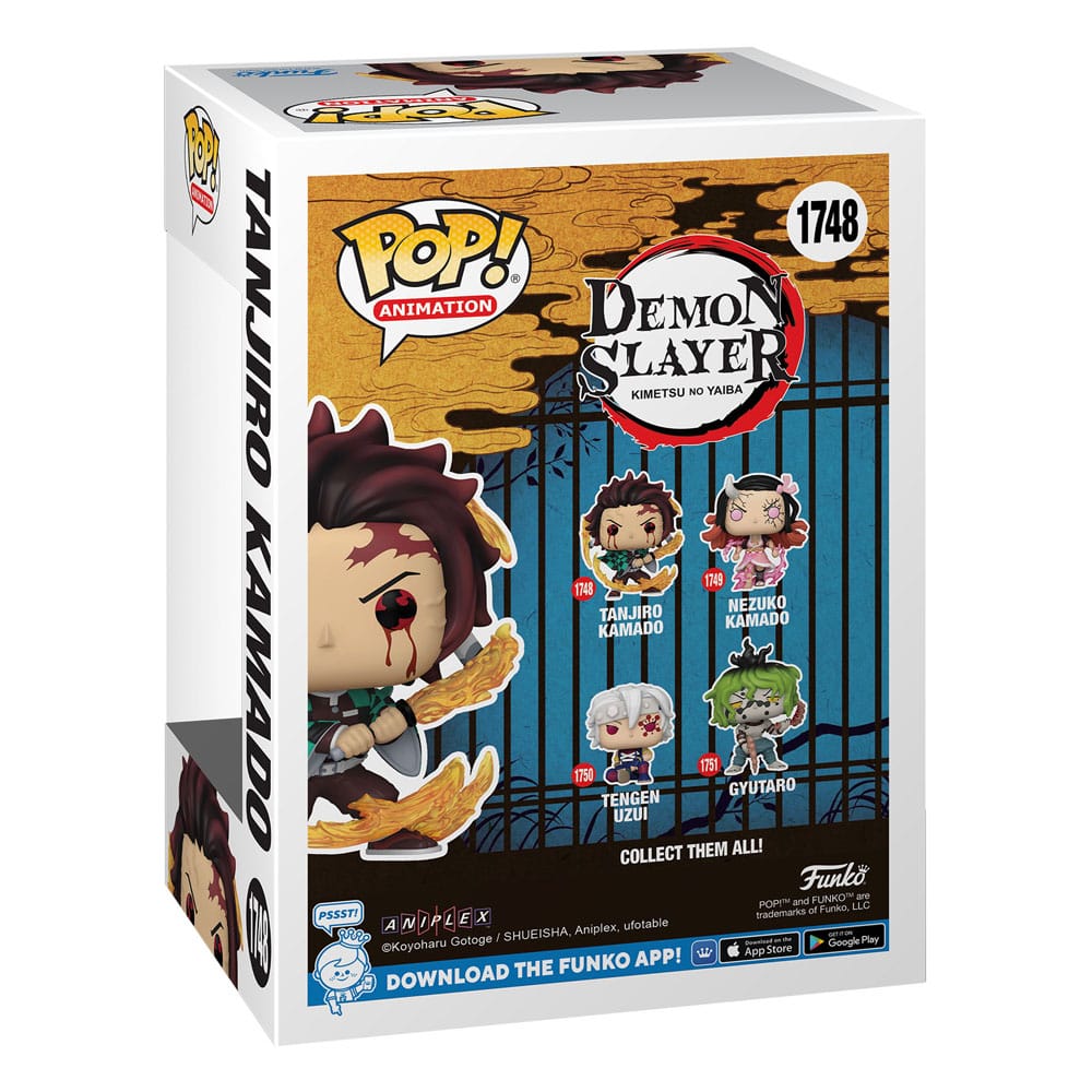 Demon Slayer: Kimetsu No Yaiba Pop! Animation Vinyl Figures Tanjiro (Sun Breathing) 9 Cm - M 3