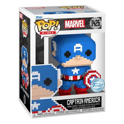 Marvel POP! 8-Bit Vinyl Figure Captain America 9 cm - M 90