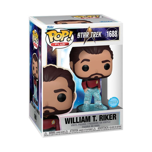 Star Trek Transporter POP! Plus Movies Vinyl Figure Riker 9 cm - M 1