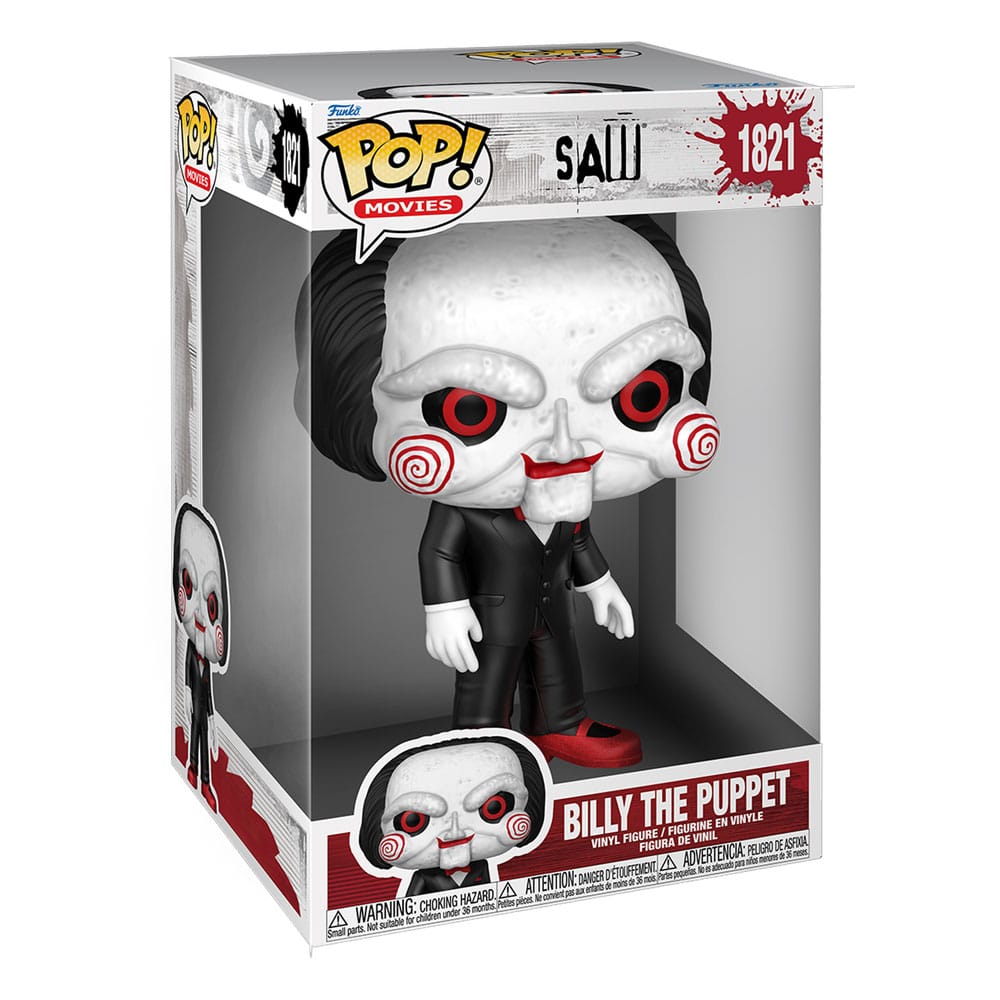 Saw Super Sized Jumbo POP! Movies Vinyl Figure Billy the Puppet 25 cm - M 1