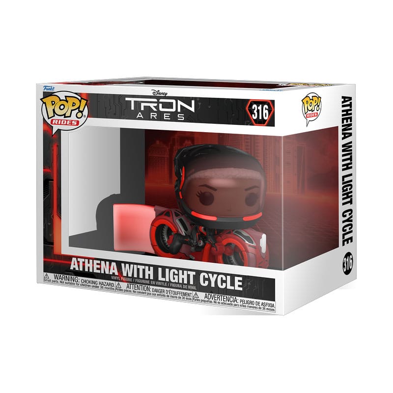 Tron: Ares POP! Rides Vinyl Figure Athena with Light Cycle 15 cm - M 119