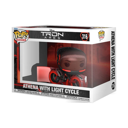 Tron: Ares POP! Rides Vinyl Figure Athena with Light Cycle 15 cm - M 119