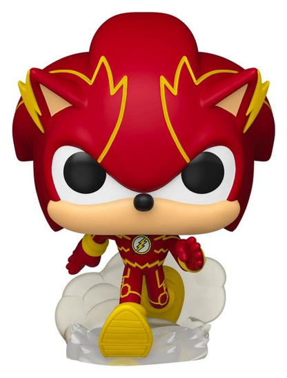 DC X Sonic The Hedgehog Pop! Heroes Vinyl Figure Sonic As The Flash 9 Cm - M 2