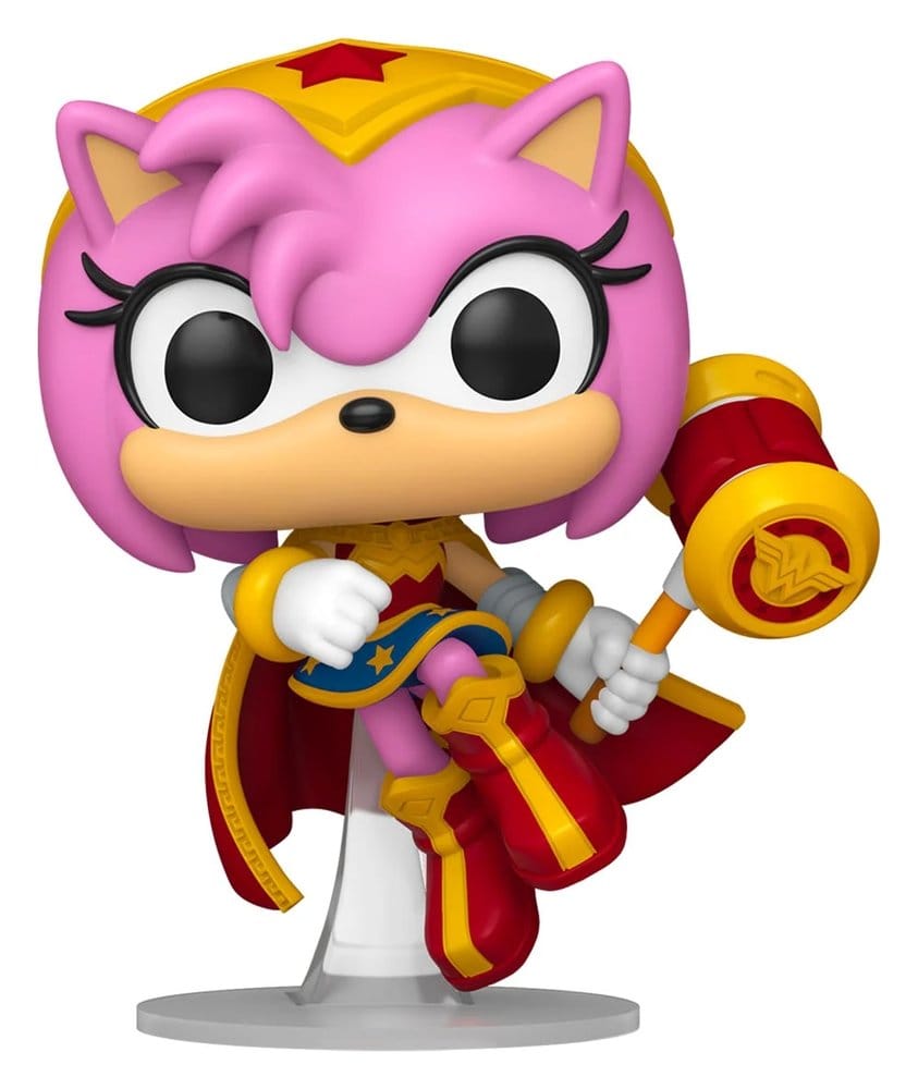 DC x Sonic the Hedgehog POP! Heroes Vinyl Figure Amy as Wonder Woman 9 cm - M 2