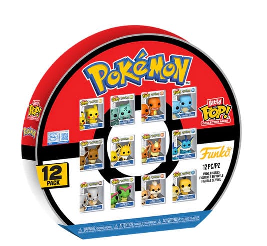 Pokemon Bitty POP! Vinyl Figure Multipack 12 Figures - M 1