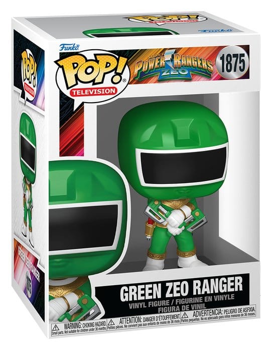 Power Rangers Zeo Pop! Movies Vinyl Figures Zeo Ranger Green 9 cm - M 1