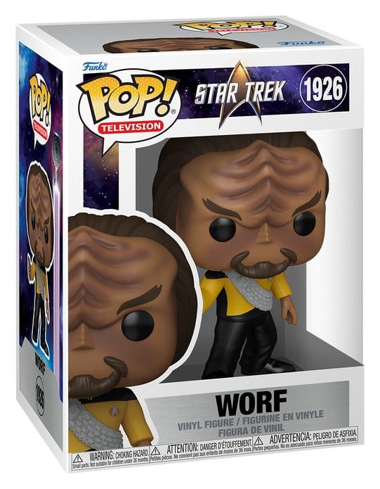Star Trek TNG POP! Television Vinyl Figure Worf 9 cm - M 1