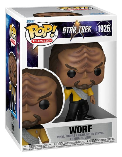 Star Trek TNG POP! Television Vinyl Figure Worf 9 cm - M 1