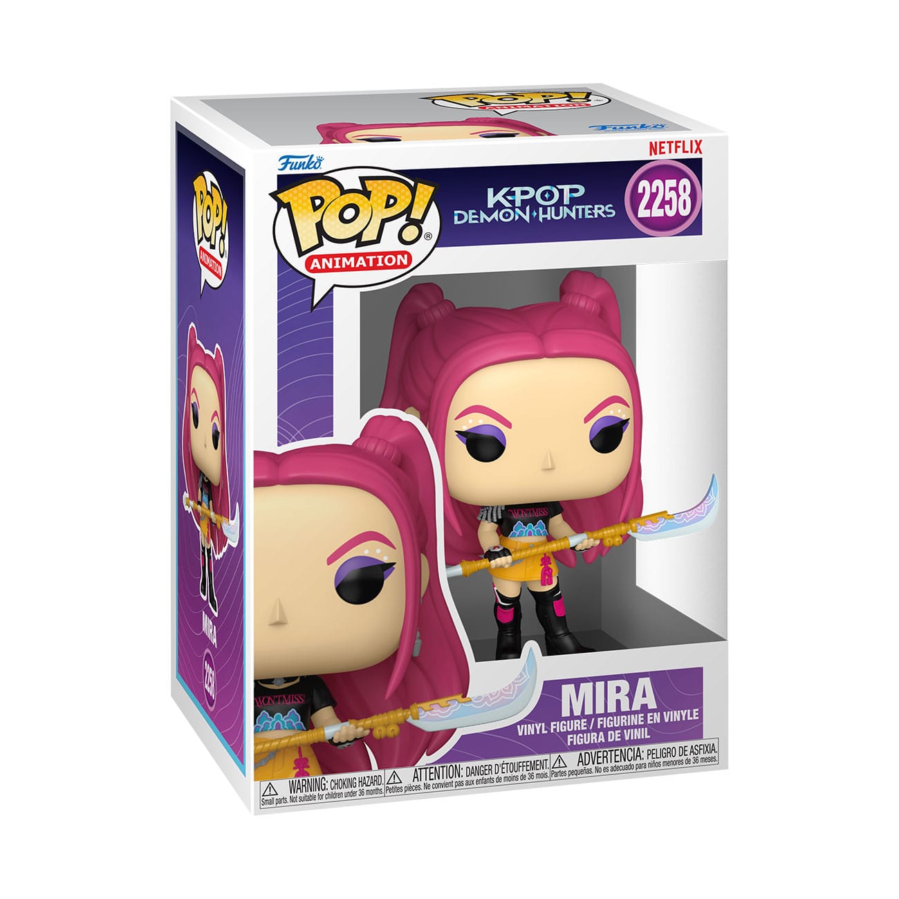 Kpop Demon Hunters Pop! Animation Vinyl Figure Mirai 9 Cm - M 1