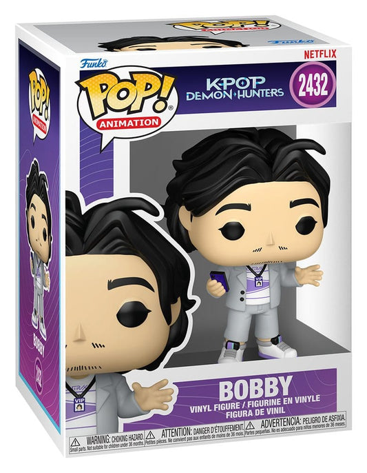 Kpop Demon Hunters Pop! Animation Vinyl Figure Bobby 9 cm - M 1