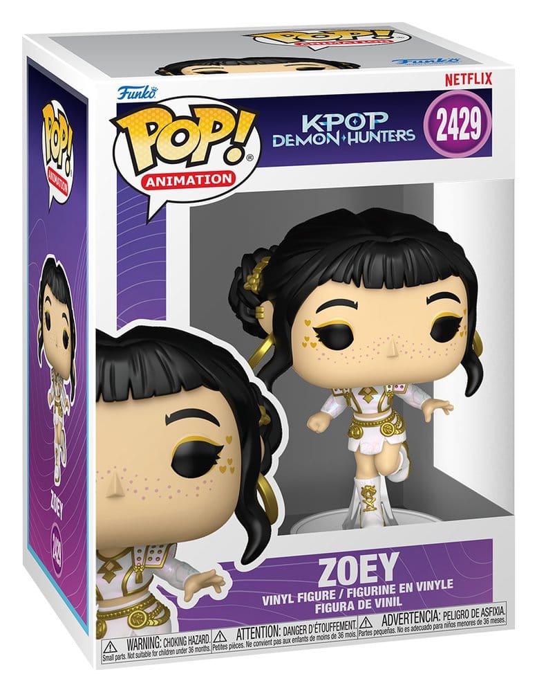 Kpop Demon Hunters Pop! Animation Vinyl Figure Zoey 9 cm - M 1