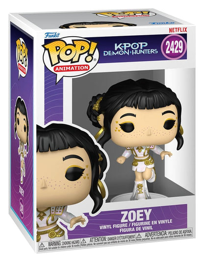 Kpop Demon Hunters Pop! Animation Vinyl Figure Zoey 9 cm - M 1