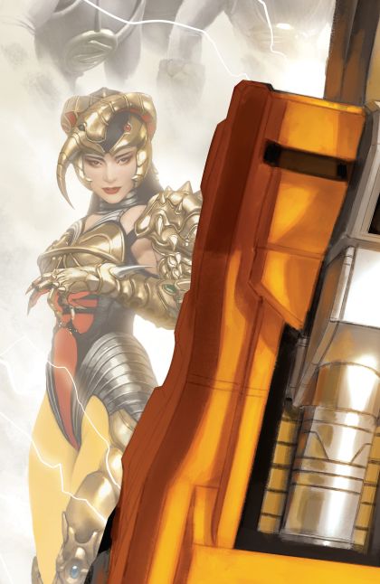 Mighty Morphin Power Rangers (2026) #7 Cvr C Miguel Mercado Megazord Card Stock Connecting Var - M - ENG - PROMO 1