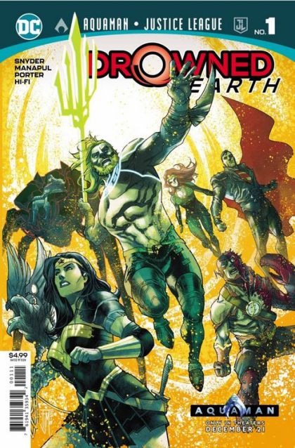 2018 - Aquaman / Justice League: Drowned Earth #1 Var. A - Drowned Earth Finale - M - ENG - PRE-ORDER 1