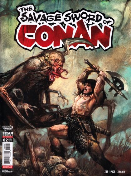 2024 - The Savage Sword of Conan, Vol. 3 (Titan Books) #2 Var. A - Conan: Leaving The Garden / Master Of The Hunt, Part Two - M - ENG - PRE-ORDER 1