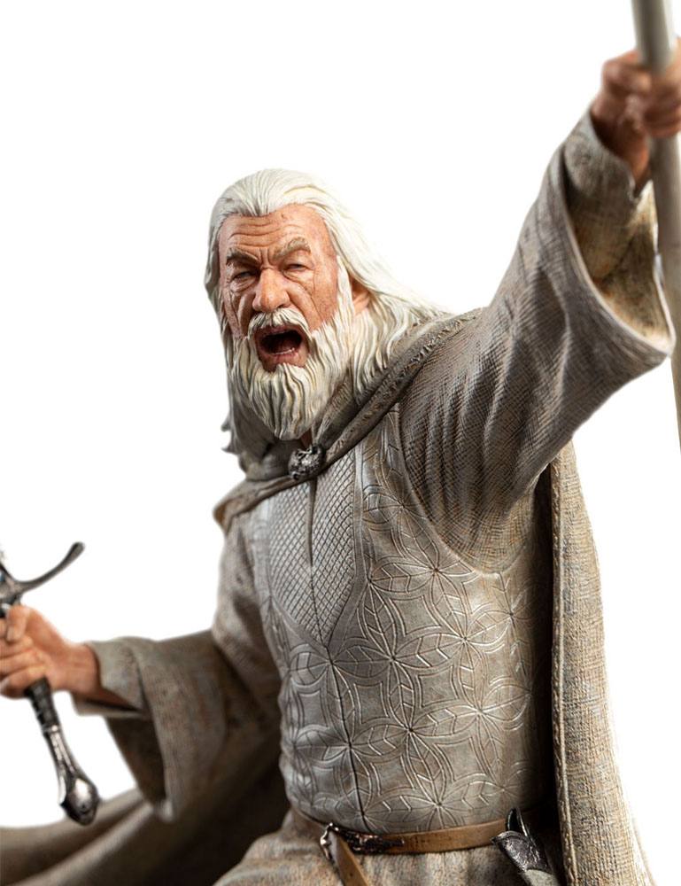 The Lord of the Rings Figures of Fandom PVC Statue Gandalf the White 23 cm - M 4