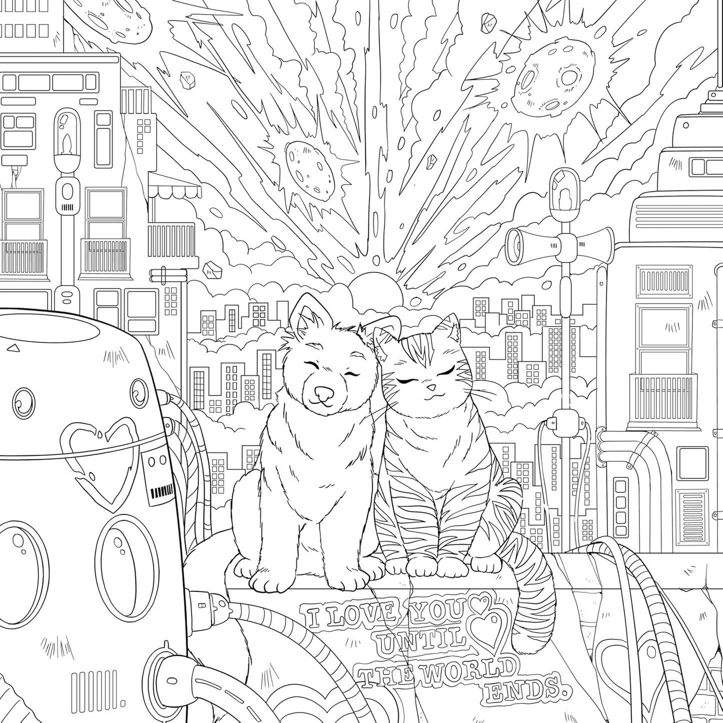 2025 - Love & Dystopia Coloring Book - M - ENG 4