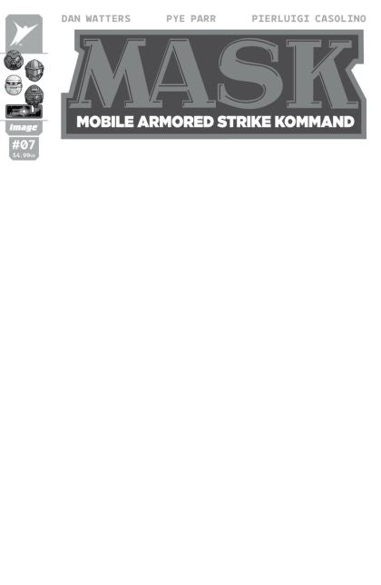 M.A.S.K. #7 Cvr G Blank Sketch Var - M - ENG - PROMO 1