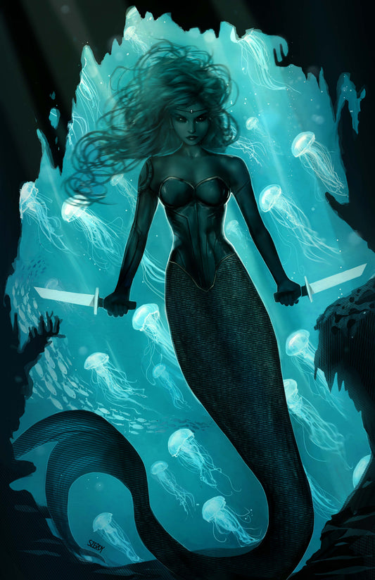 2025 - Aquaman #13 Cvr B Nathan Szerdy Card Stock Var - M - ENG 1