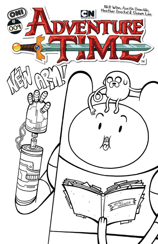 2025 - Adventure Time (2025) #9 Cvr F Inc 1-50 Nick Winn B&W Var - M - ENG 1