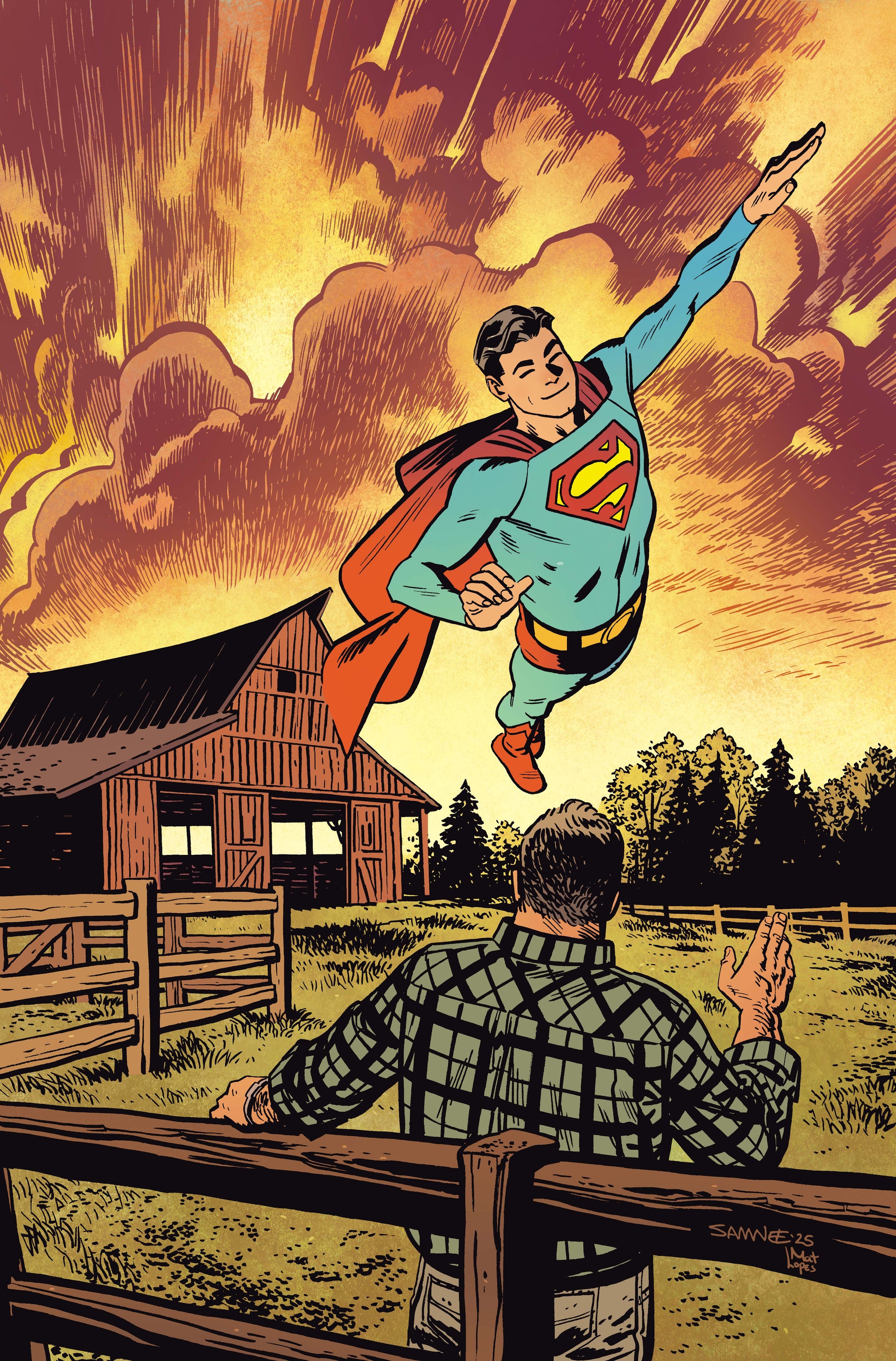 2025 - Action Comics #1094 Cvr B Chris Samnee Card Stock Var - M - ENG 1