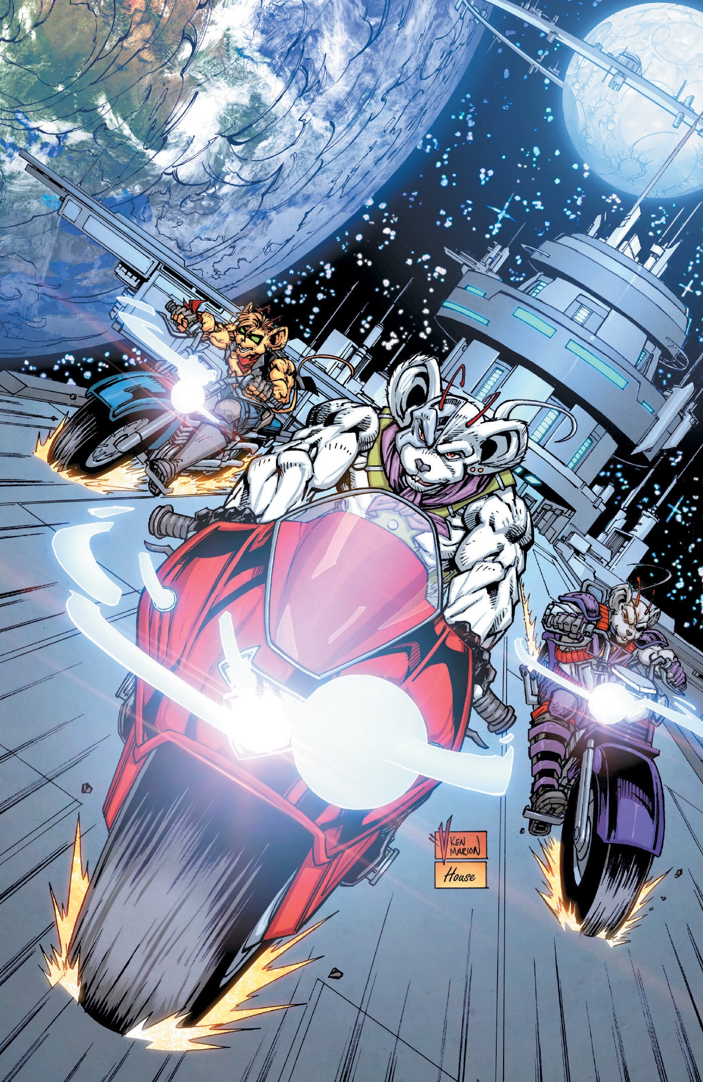 2025 - Biker Mice From Mars (2025) #8 Cvr C Inc 1-10 V Ken Marion Var - M - ENG 1