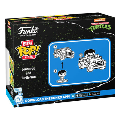 TMNT Pop! Rides Vinyl Figure Leonardo w/Van 2,5 cm - M 3