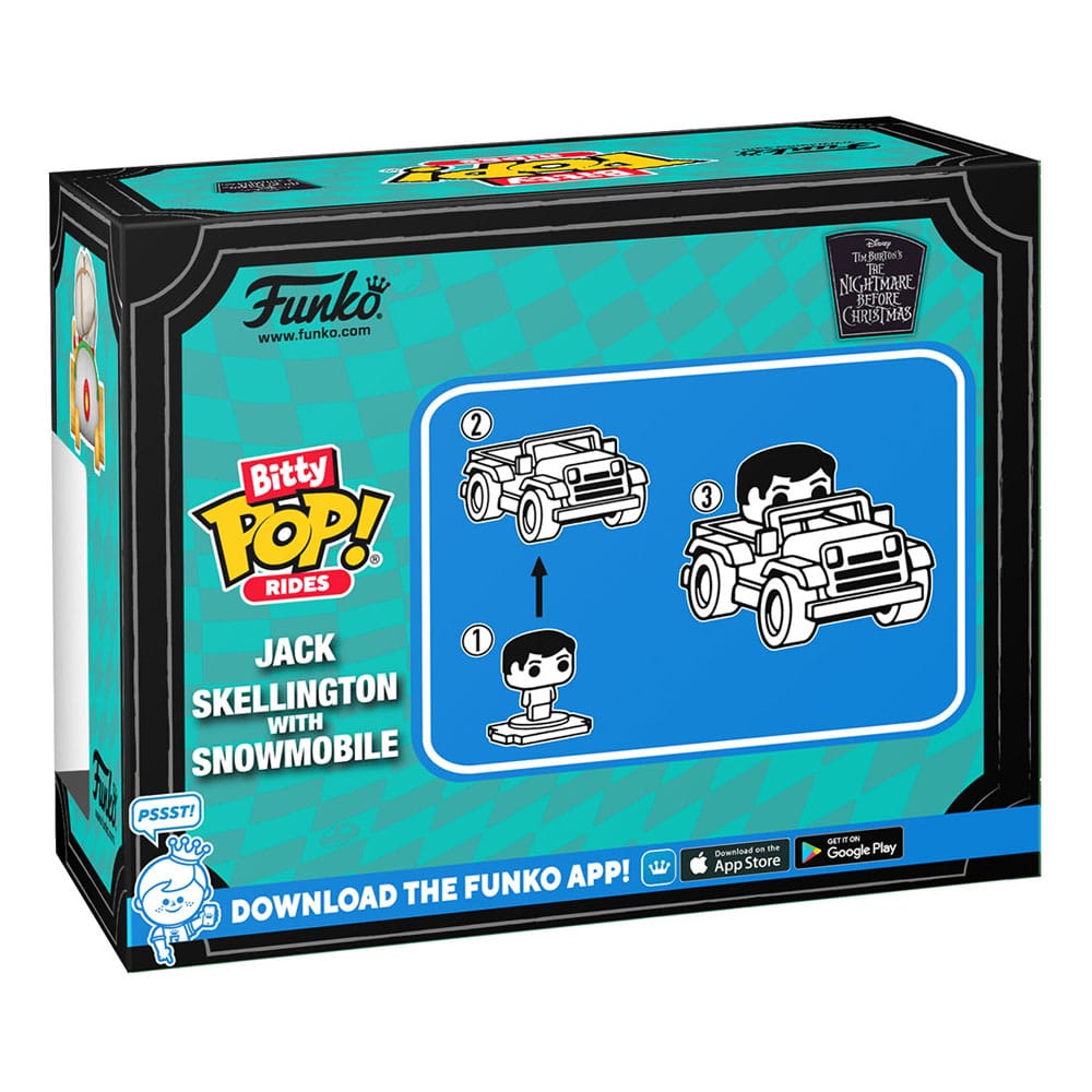 Nightmare before Christmas Pop! Skellington w/Snowmobile 2,5 cm 3