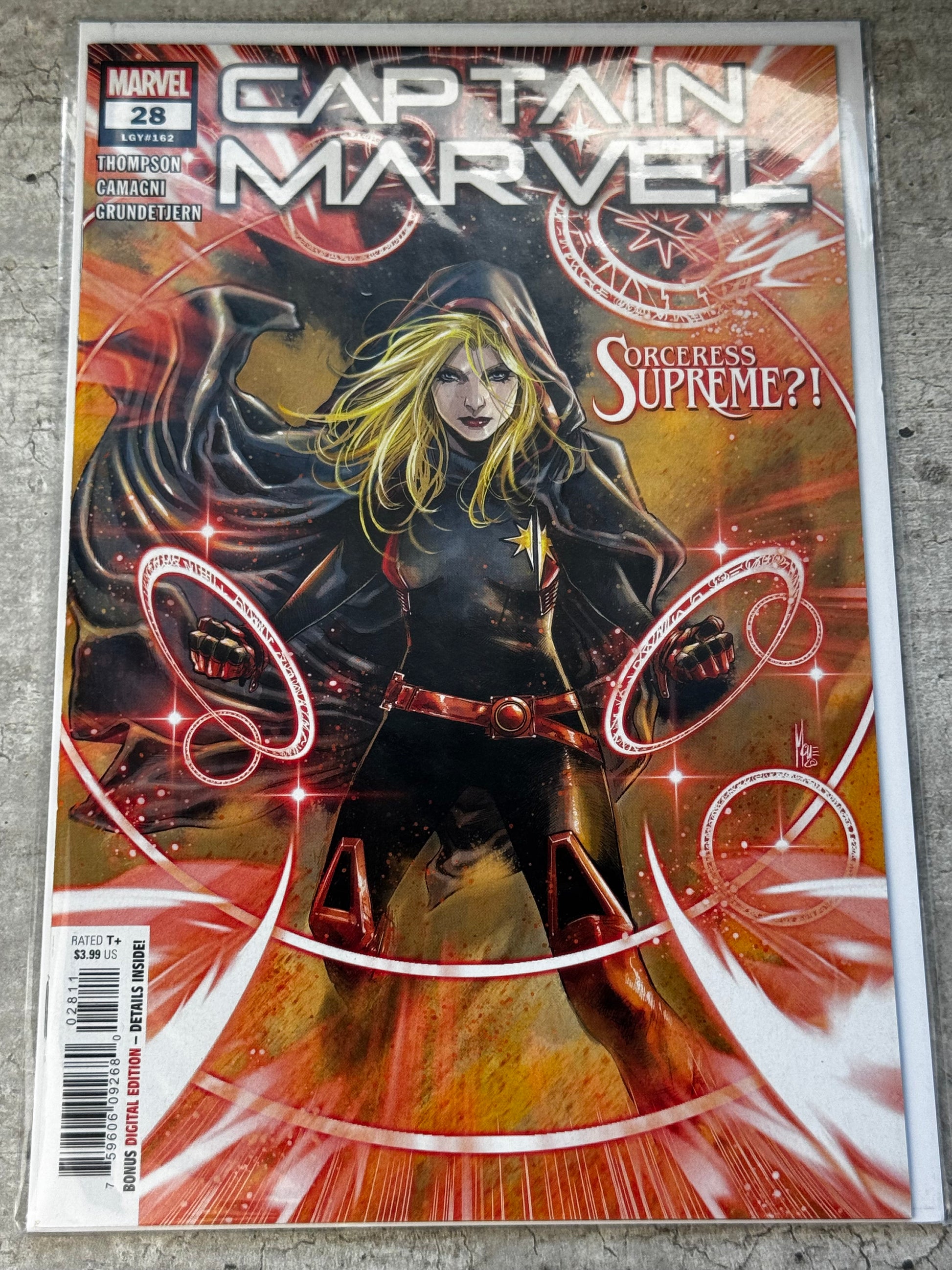 2021 - Captain Marvel, Vol. 11 #28 Var. A - Sorceress Supreme - NM+ - ENG 1