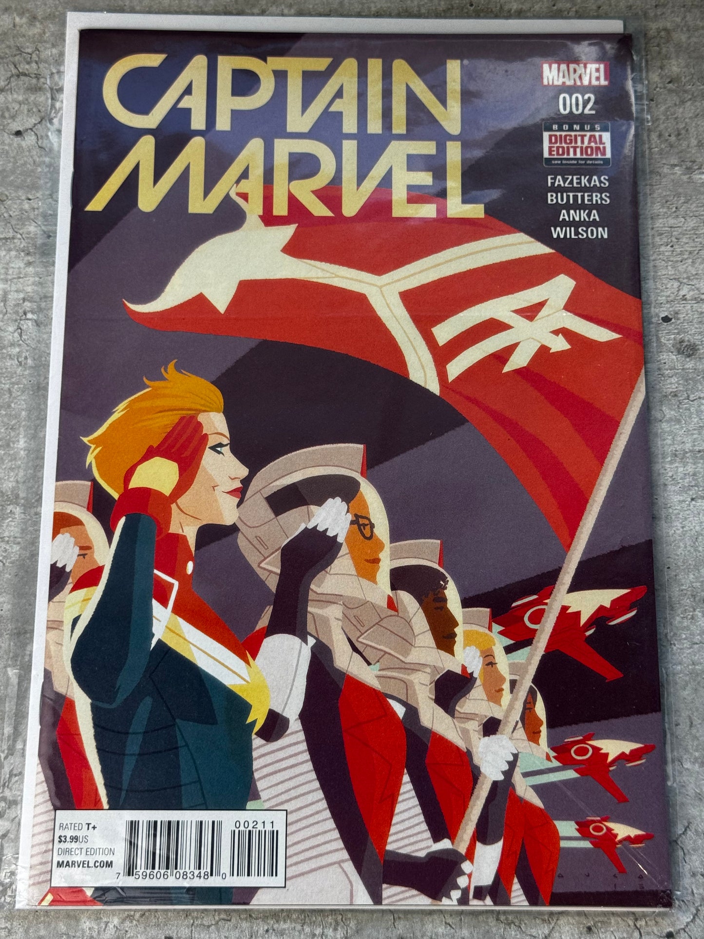 2016 - Captain Marvel, Vol. 10 #2 Var. A - Part Two - NM+ - ENG 1