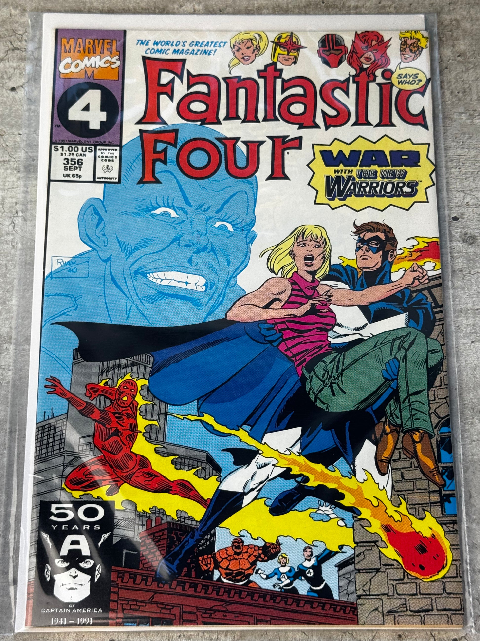 1991 - Fantastic Four, Vol. 1 #356 Var. A - VF/NM - ENG 1