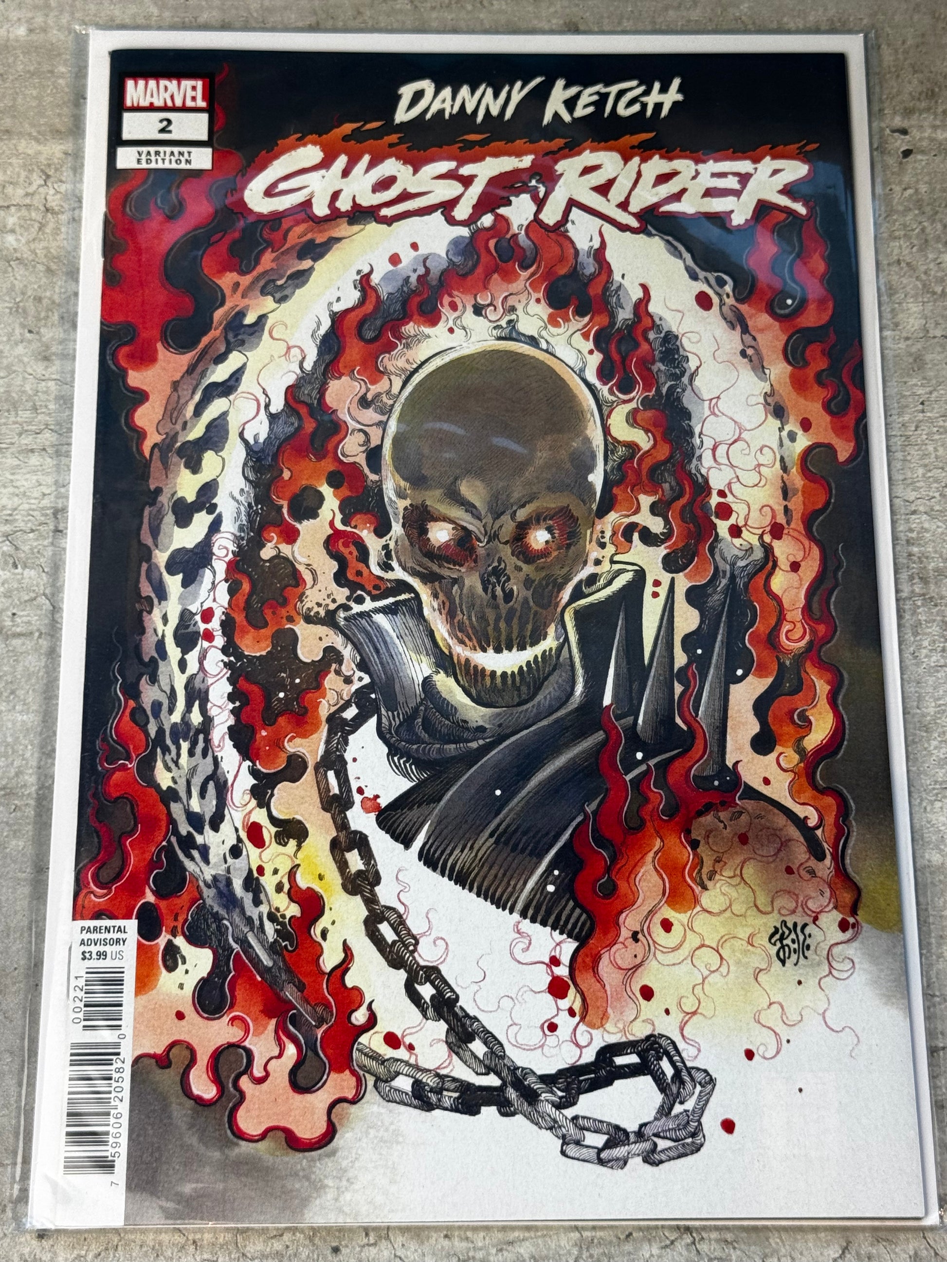 2023 - Danny Ketch: Ghost Rider #2 Var. B - A Darkening Heart - NM+ - ENG 1