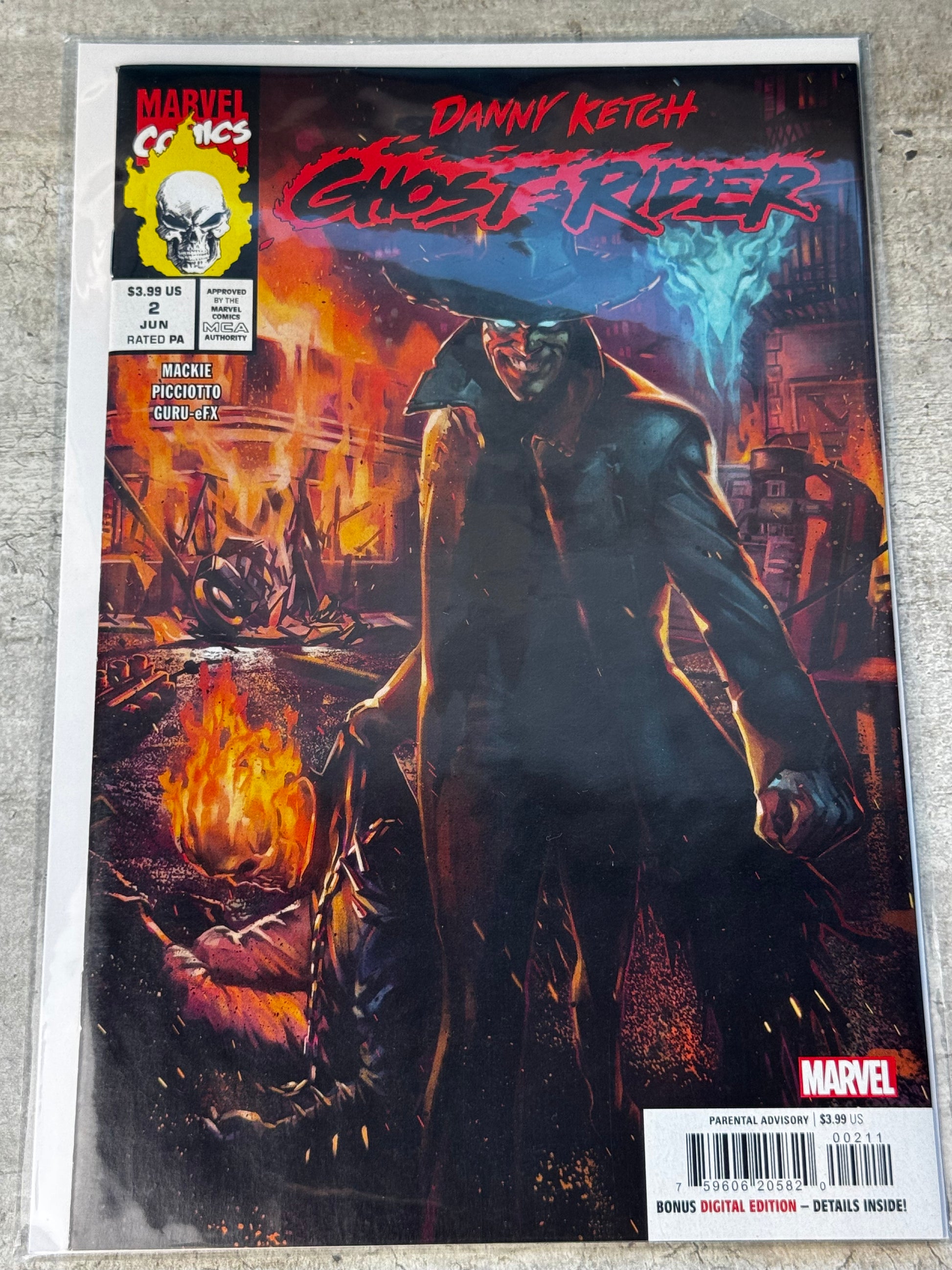 2023 - Danny Ketch: Ghost Rider #2 Var. A - A Darkening Heart - NM+ - ENG 1