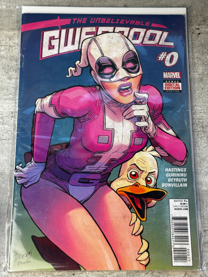 2016 - The Unbelievable Gwenpool #0 Var. A - NM+ - ENG 1