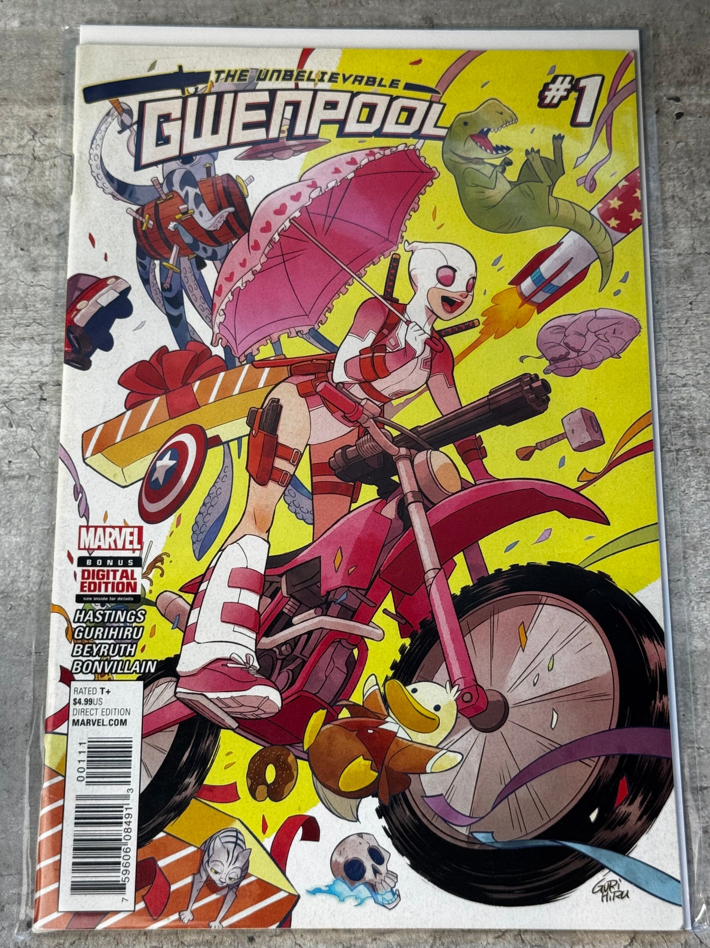 2016 - The Unbelievable Gwenpool #1 Var. A - NM+ - ENG 1