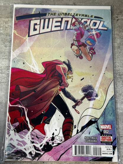 2016 - The Unbelievable Gwenpool #2 Var. A - NM+ - ENG 1