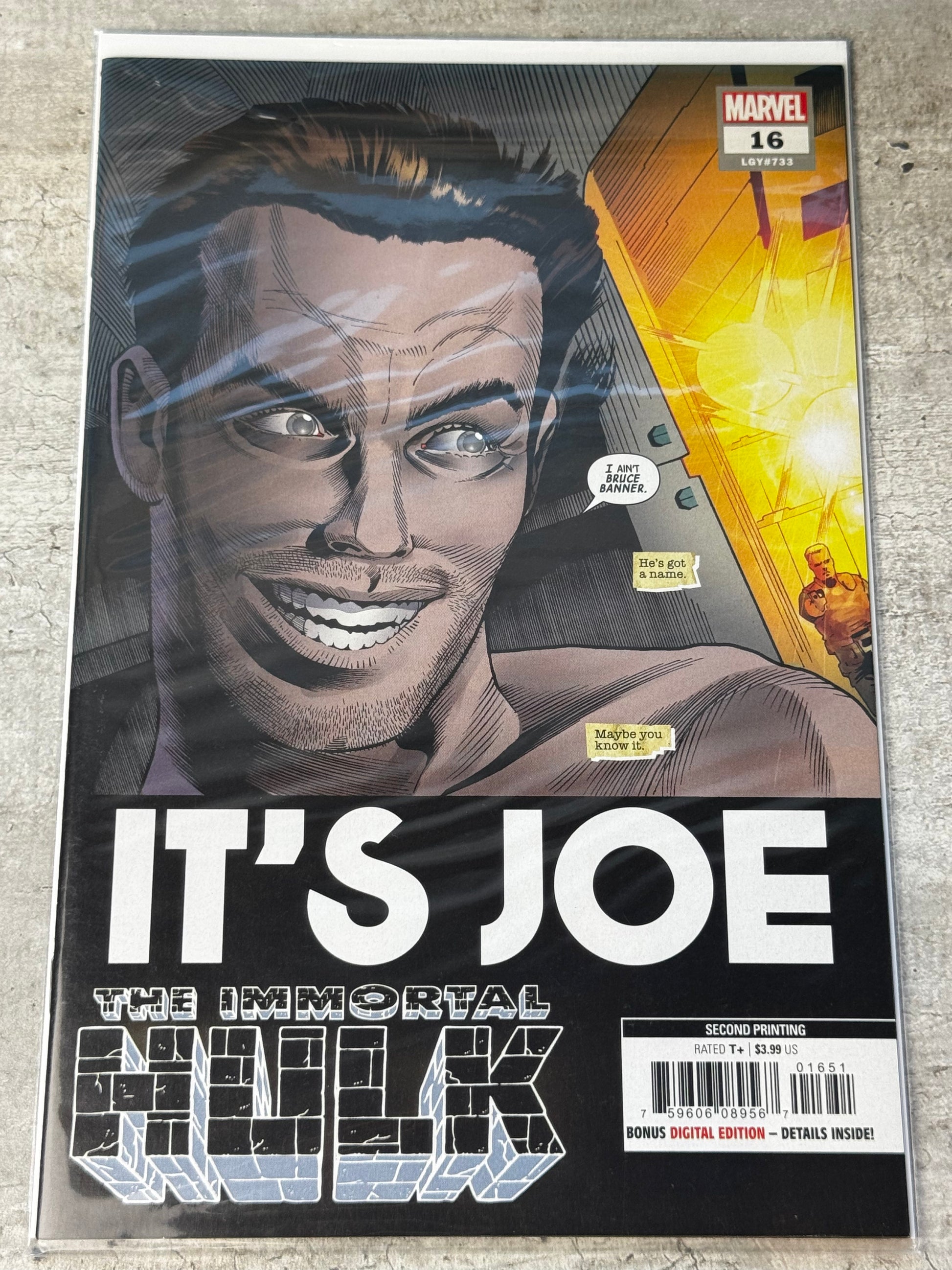 2019 - The Immortal Hulk #16 Var. G - It's Joe - NM+ - ENG 1