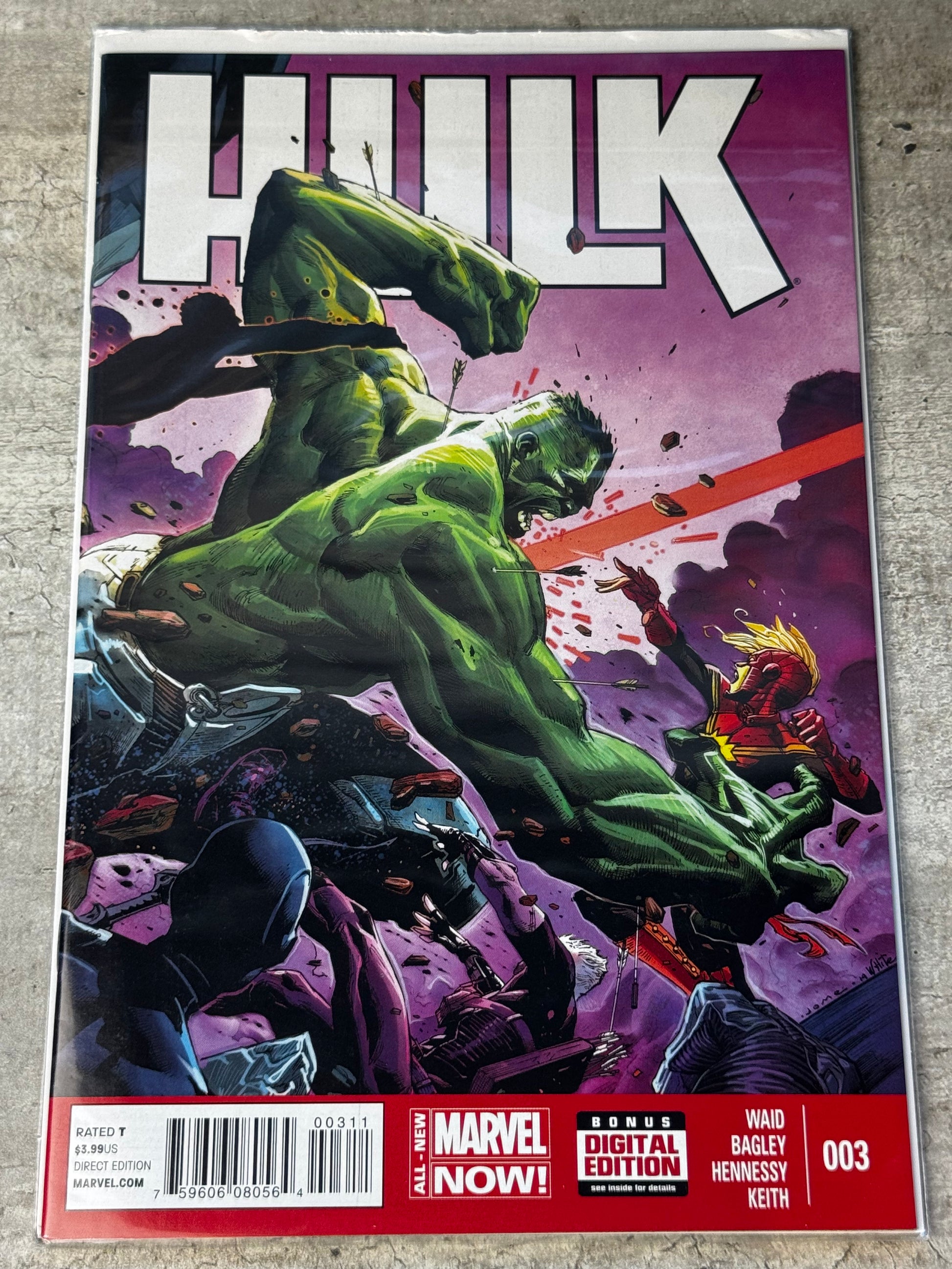 2014 - Hulk, Vol. 2 #3 Var. A - Part 3 - NM+ - ENG 1