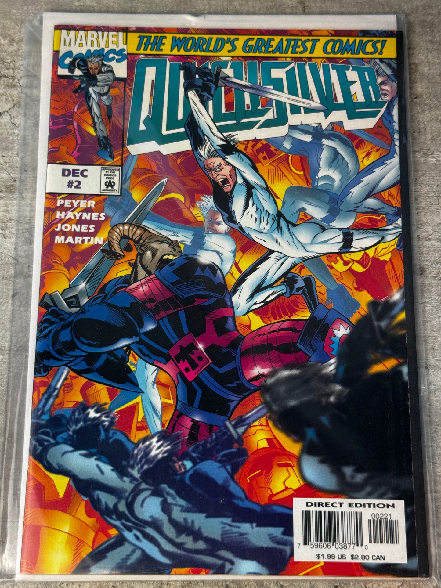 1997 - Quicksilver #2 Var. C - The Wrong Day To Start A New Life - NM/M - ENG 1