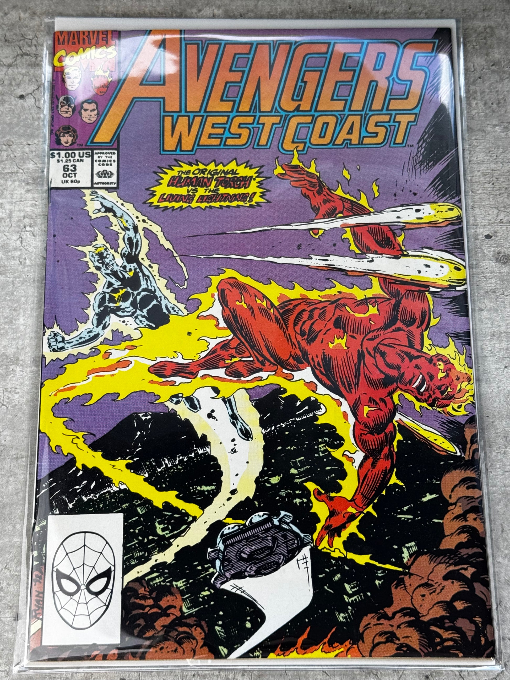 1990 - The West Coast Avengers, Vol. 2 #63 Var. A - VF+ - ENG 1