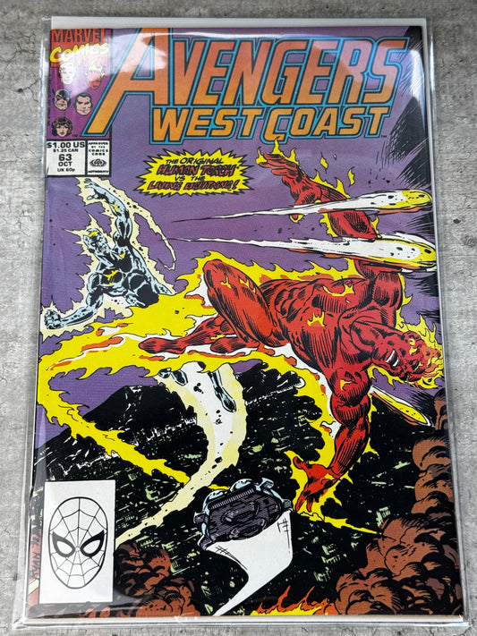 1990 - The West Coast Avengers, Vol. 2 #63 Var. A - VF+ - ENG 1
