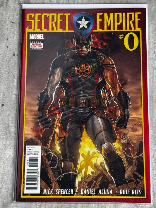 2017 - Secret Empire #0 Var. A - NM/M - ENG 1